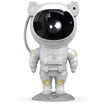 Proyector Astronauta Galaxy 360° con Temporizador y Control Remoto para Niños