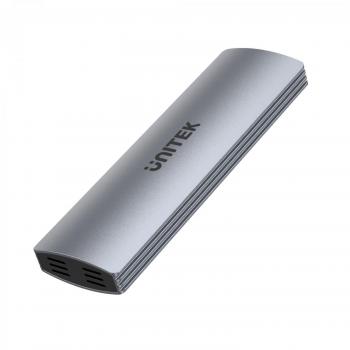 Caja Externa Unitek S1230A Gris, Enclosure M.2 NVMe/SATA, Velocidad de transferencia de hasta 10 Gbps
