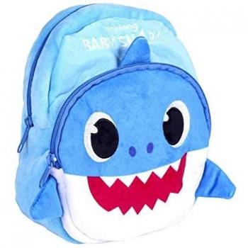 ARTESANIA CERDA Cerdá - Mochila de Guarderia de Baby Shark - Mochila de 28 cm | Licencia Oficial Nickelodeon, multicolor, infantil