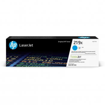 Cartucho de Tóner HP 219X de alta capacidad cian