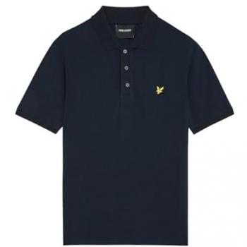 Lyle & Scott Men's Plain Polo Shirt - Navy - XXL