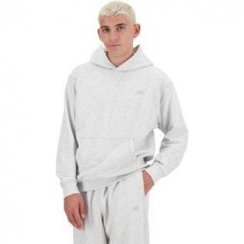 New Balance Men's Athletics French Terry Hoodie - Grey - Size XL - Casual Cotton Fleece Sweatshirt