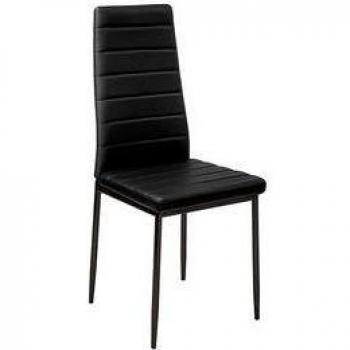 Silla Emiset Polipiel Negra 97x44x49 cm