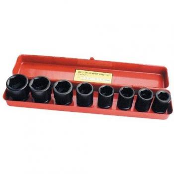 Mannesmann - M 1517 - Juego de llaves de vaso de golpe 3/4 8 piezas en cajas
