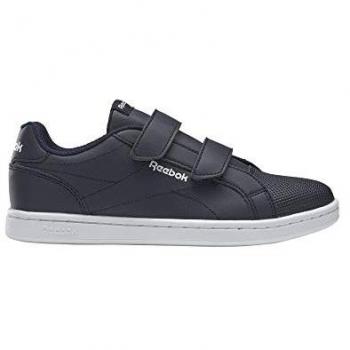 Zapatillas Reebok Royal Complete Cln 2 Velcro para Niños, Unisex, Azul/Negro, Talla EU 32.5