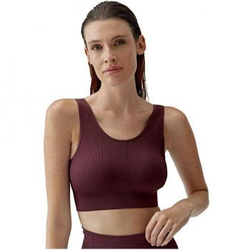 Top de yoga Naisha Dark Cherry - Ideal para tus prácticas de meditación y relajación. ¡Conviértete en la envidia del estudio con este top único!