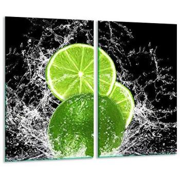 Tabla de Corte de Vidrio Templado 2x 30x52 cm para Frutas y Protección Vitrocerámica