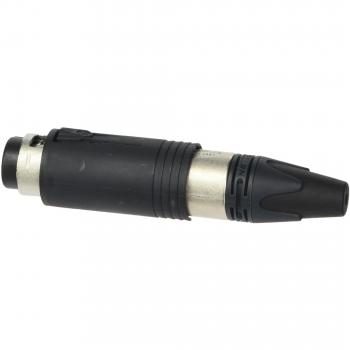 Neutrik NC3FM-C XLR 3-Pin Unisex Connector Male/Female, Silver