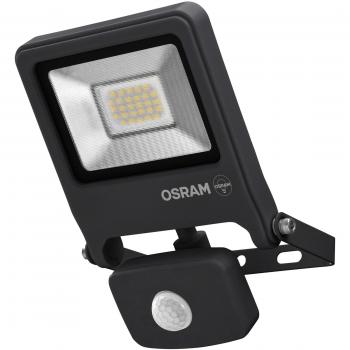 Proyector LED de Inundación Osram Endura 20W con Sensor de Movimiento IP44 Gris Oscuro 4000K