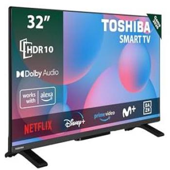 Televisor LED TOSHIBA 32WV2563DG 32 (80 cm) HD 1366x768 Smart TV con WiFi y 2xHDMI