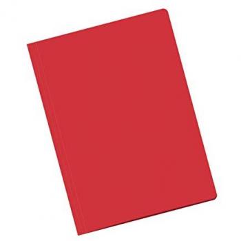 Subcarpeta Cartulina Rojo Intenso Folio Fastener 180gr - 50 Unidades