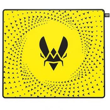 Alfombrilla de Ratón Gaming Cherry XTRFY GP5 Vitality Amarillo Grande - Antideslizante, Lavable, Bordes Cosidos, 460 x 400 x 4 mm