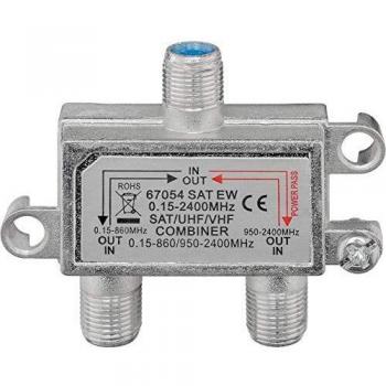 Wentronic SAT EW - Splitter/Combinador de cables