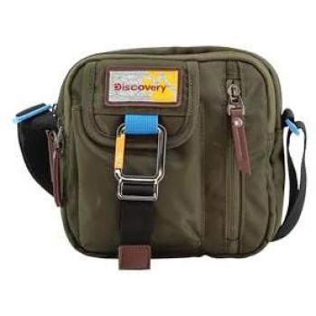 Bolso bandolera pequeño Icon Discovery en color verde reciclado de PET 2L