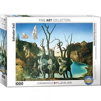 Eurographics 1000-Piece Puzzle - Salvador Dali: Swans Reflecting Elephants