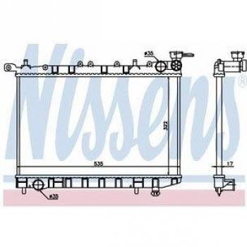 Nissens 62974 Refrigerantes del Motor
