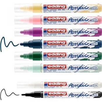 Edding 8S Acrylic Marker Easy Starter Set Nordic 4-SES8N