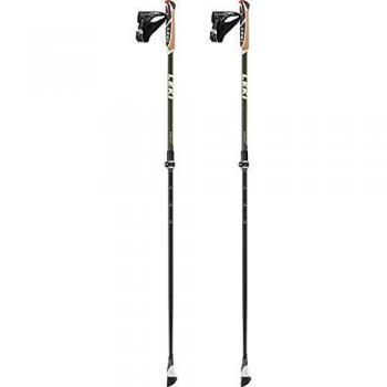 Leki Goods, Unisex Adulto, darkanthracite-Neonyellow-White, 100-130 cm