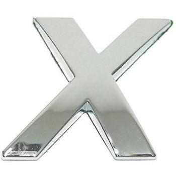 Eufab 30334 3d-letter X Car-logo