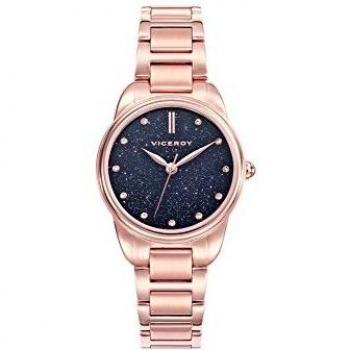 Viceroy Reloj Analogico para Mujer de Cuarzo con Correa en Acero Inoxidable 471104-37