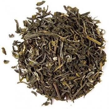 Aromas de Té - Té Verde Ecológico Orgánico al Jazmín - Con Fresas Liofilizadas, Brotes de Jazmín, Pétalos de Rosa - Infusión Natural - Efecto Relajante - Propiedades Digestivas - 20 Pirámides