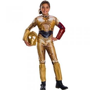 Star Wars The Force Awakens Deluxe C-3PO Girl'S Costume - Medium