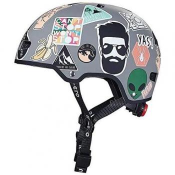 MicroClean- Casco para niños, Multicolor