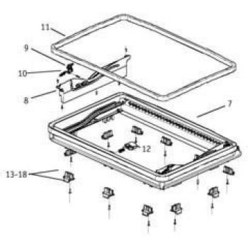 Brunner 209/077 - Rejilla de ventilacin para claraboya Midi Heki