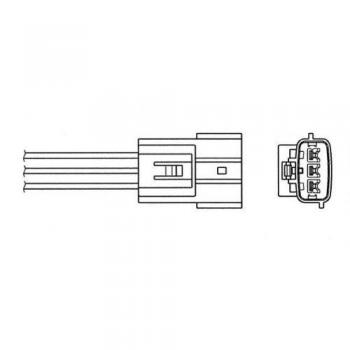 Sonda Lambda NGK 97757 - Sensor de Oxígeno para Nissan Almera II, Primera y Almera Tino