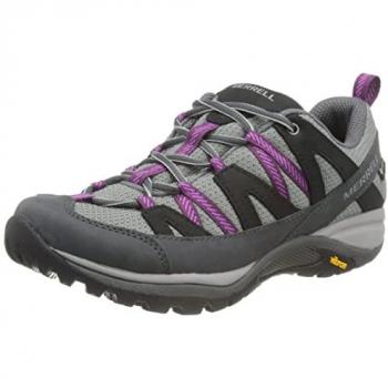 Merrell Zapatillas Senderismo Siren Sport 3 GORE-TEX para mujer, color gris y lila, talla 36 EU