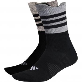 Adidas Run Reflective Running Socks - Black - Size: Medium