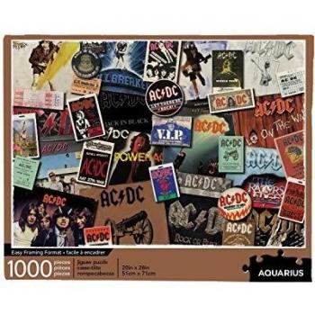 Puzzle de 1000 Piezas AC/DC Collage de Álbumes - Aquarius