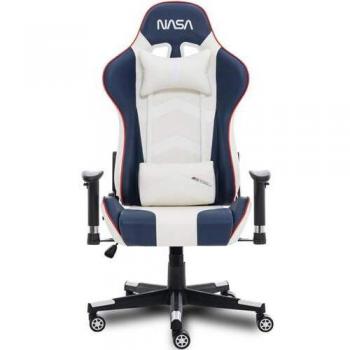 Silla Gaming NASA Supernova - Modelo SU017-BWR Azul/Blanco