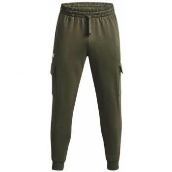 Under Armour Men's Rival Fleece Cargo Joggers - Fitness Pants - Green/Navy