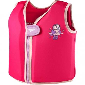 Chaleco de flotación Speedo Learn To Swim Printed Character 1-2 años fucsia lila pastel rosa claro infantil
