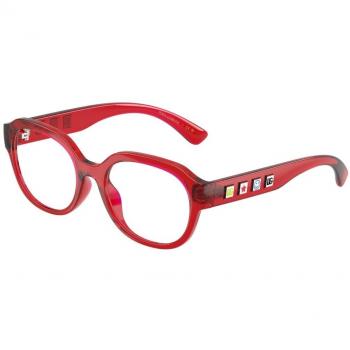 Dolce & Gabbana DX5004U Kids' Red Prescription Eyeglasses (Size 48) - Blue Light Blocking Available