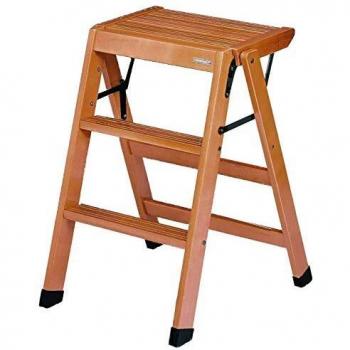 Foppapedretti LoSgabello Taburete-Escalera, Madera, Nogal