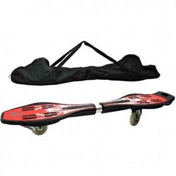 Mazzeo Juegos para niños Snakeboard Fun de 2 ruedas con bolsa de transporte