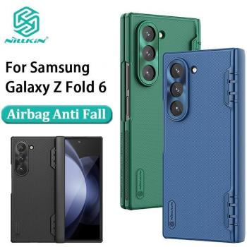 Funda Nillkin Super Frosted Shield para Samsung Galaxy Z Fold 6 5G con soporte para lápiz - Negra