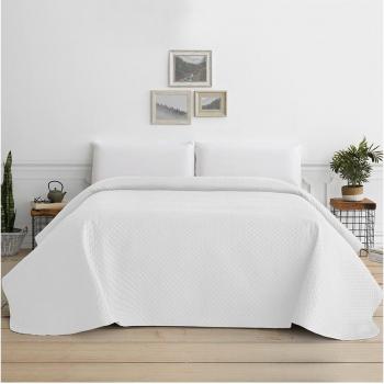 Colcha Bouti para Cama Verano Entretiempo Vipalia - Colcha cubre cama fina individual matrimonio acolchada reversible Modelo Rombos azul marino