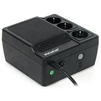 Phasak PH 9466 - Fuente de alimentación continua, 600 VA, 2 x Schuko PH 9466
