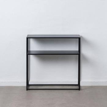 Mueble de TV BB Home 80 x 30 x 81 cm Negro Acero
