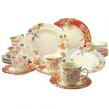 Creatable 19428 Crimson - Vajilla de 30 Piezas
