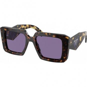 Prada PR 23YS 2AU05Q Women's Square Havana Sunglasses