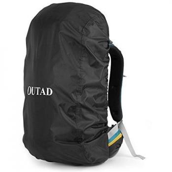 OUTAD Cubierta Impermeable Protector de Lluvia de Mochila con Cinta Reflectante para el Aire Libre, Viajes, Paseos a Caballo, Escalada