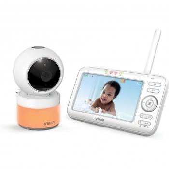 Vigilabebés VTech VM5463 con pantalla de 5 pulgadas, cámara de movimiento y proyección de luz
