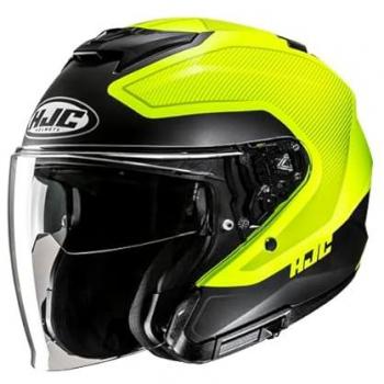 Casco Jet HJC i31 Tevis Negro Amarillo XS 54-55