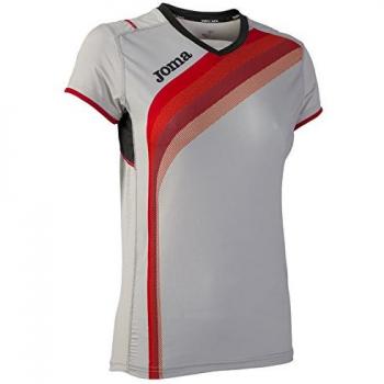 Joma Elite Camiseta, Mujer, Gris-256, 2XS