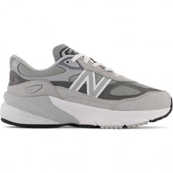 New Balance Kids' Casual Sneakers 990v6 - Grey, Size: Medium