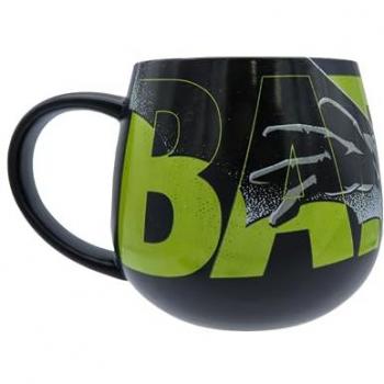 Taza Oficial Batman 320 ML con Figurita 3D Negra - Menaje Divertido